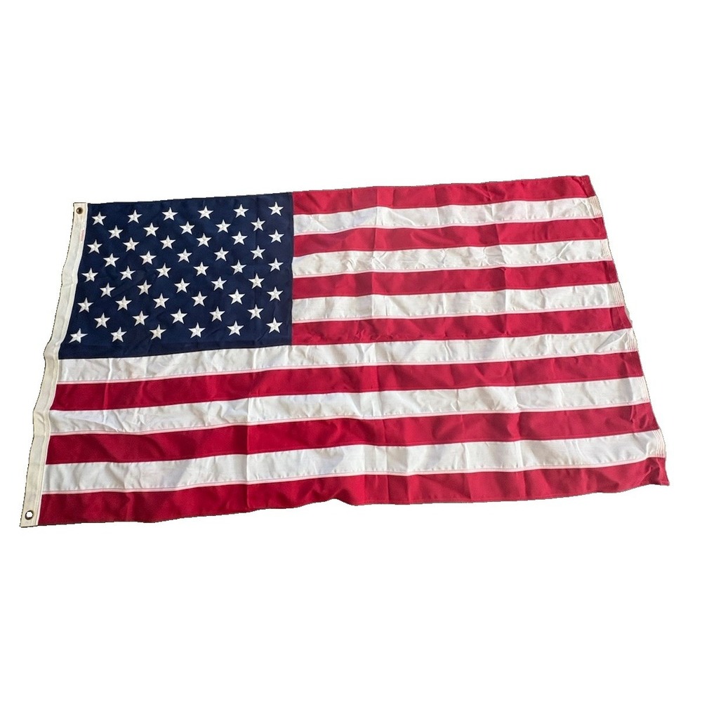 Valley Forge USA American Flag 3x5 Embroidered Stars Sewn Stripes Grommets